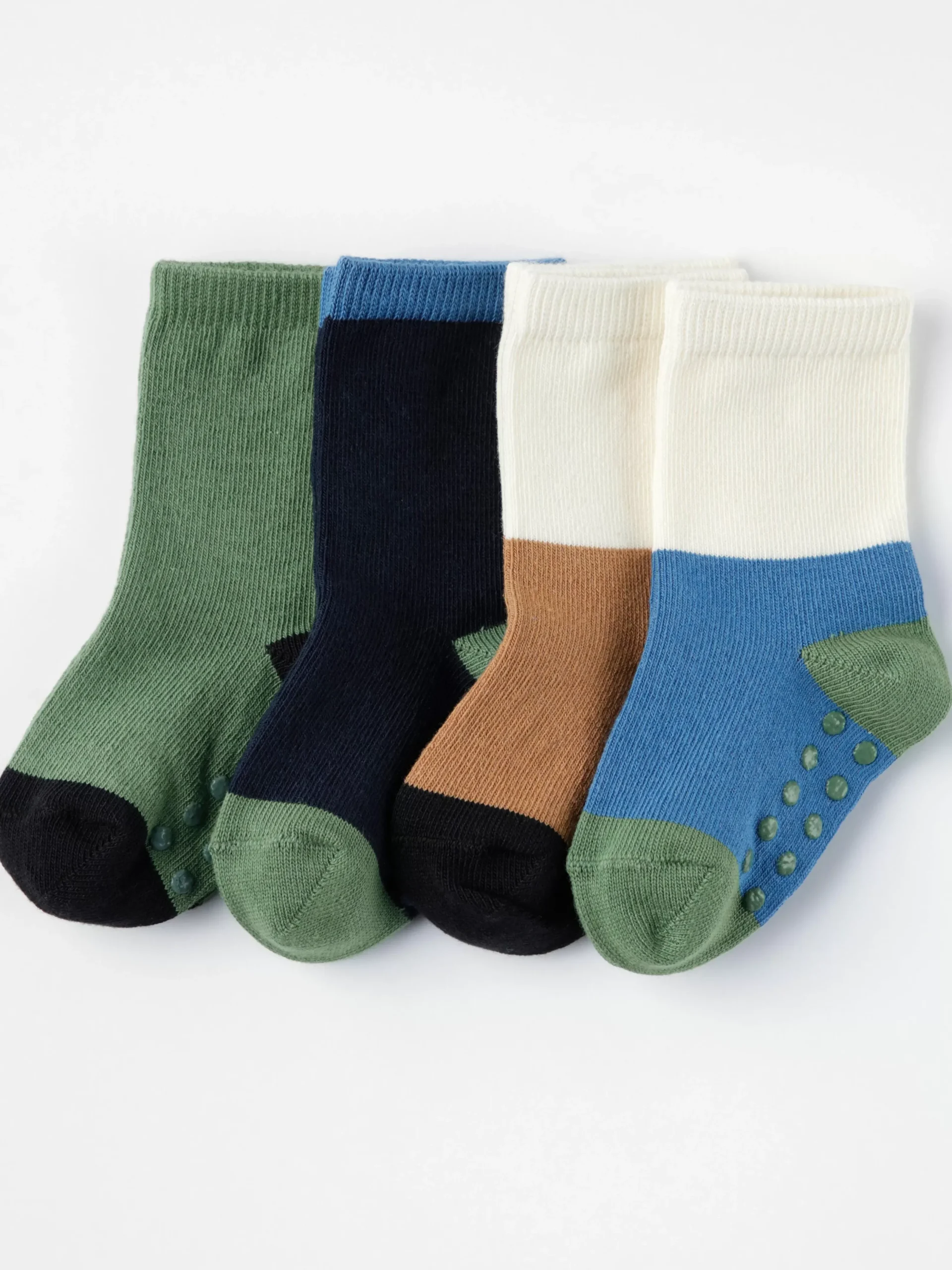 Strumpor & Strumpbyxor>Lindex 4-Pack Strumpor Med Fargblock Green