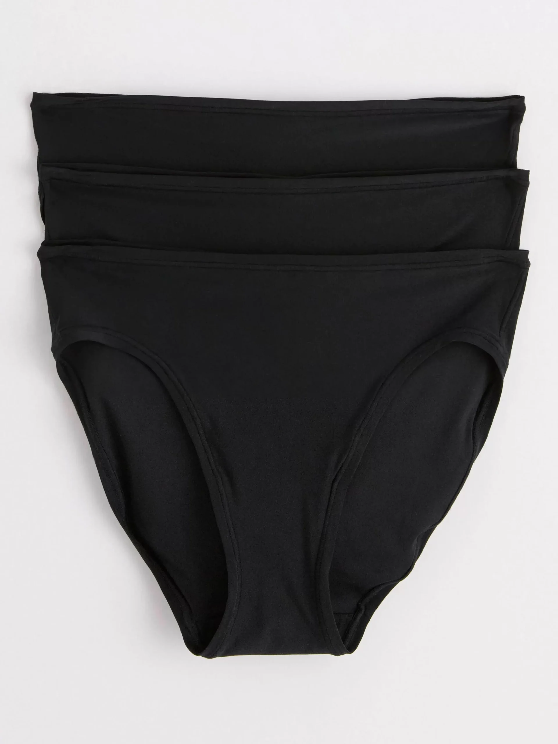 Trosor>Lindex 3-Pack Superstretchiga Trosor Med Normalhog Midja Black