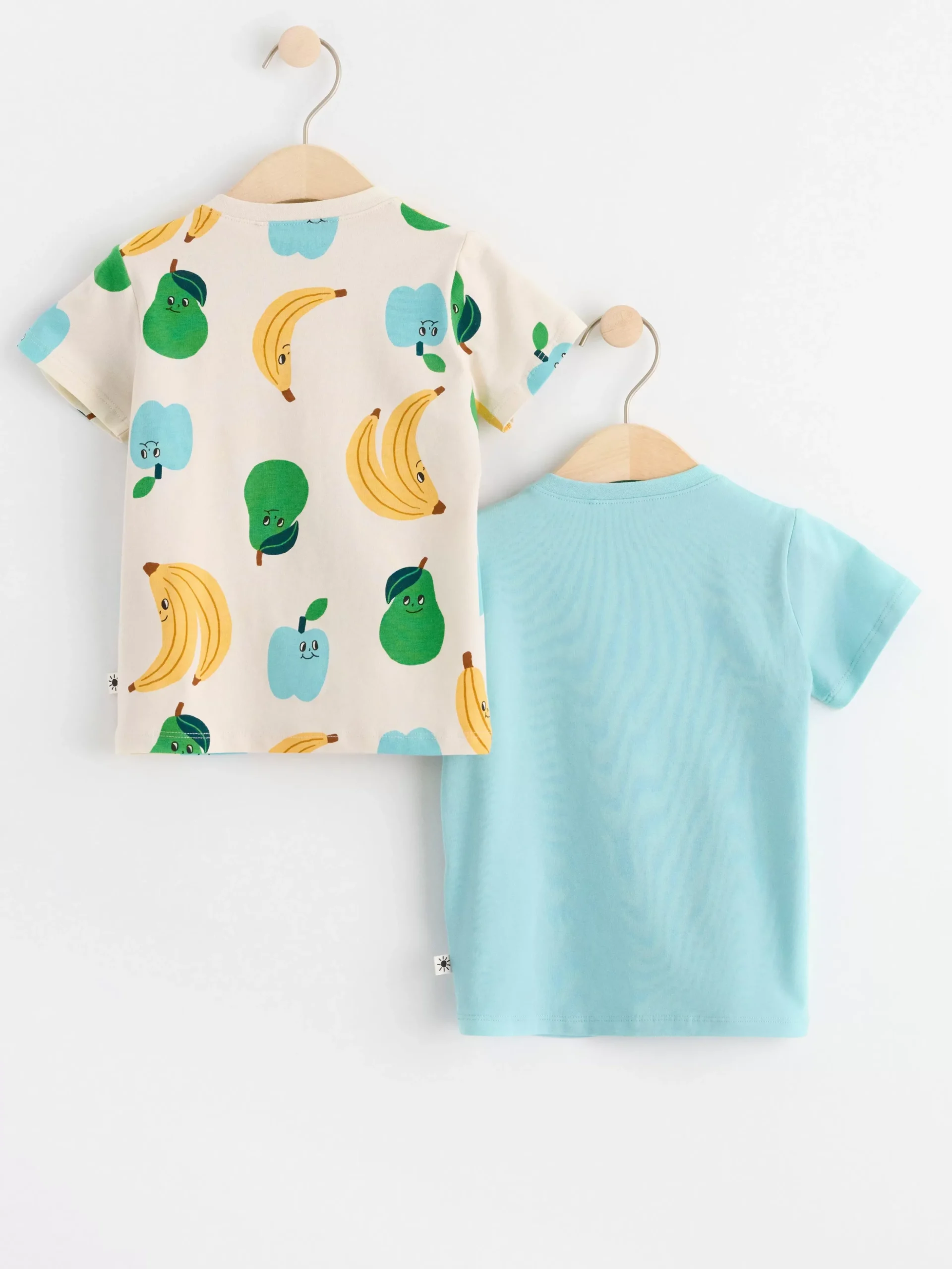 Toppar & T-Shirts>Lindex 2-Pack Toppar Med Kort Arm Light Beige