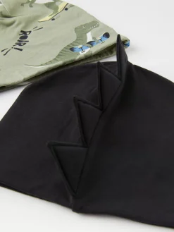 Accessoarer>Lindex 2-Pack Trikamossa Med Fleecefoder Black