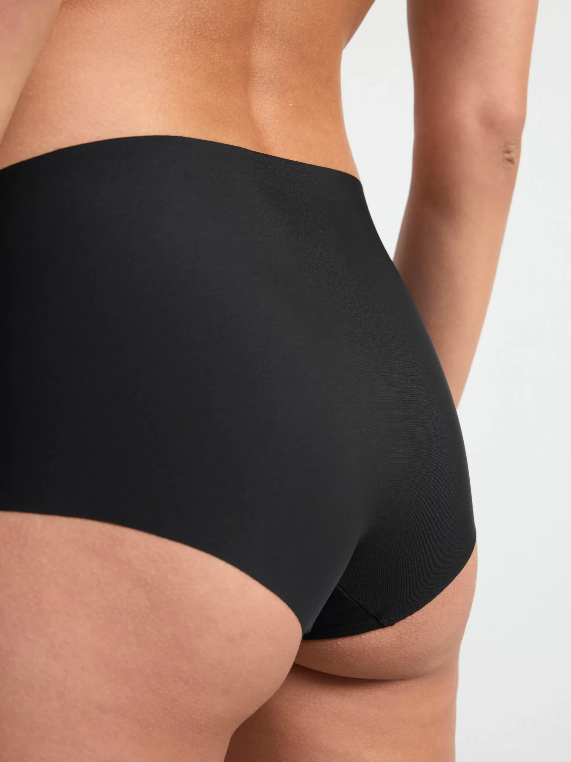 Trosor>Lindex 3-Pack Trosor Med Normalhog Midja Och Blommor Black