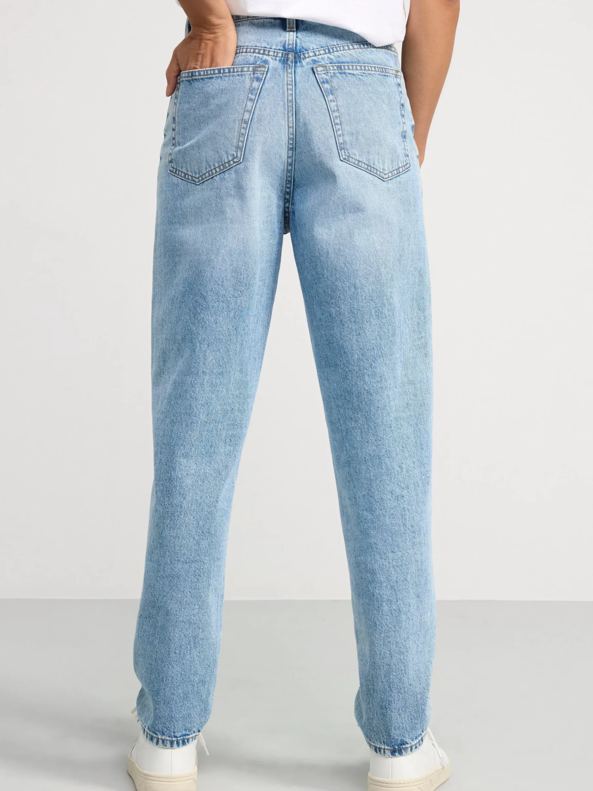 Jeans>Lindex Pam Mom High Waist Jeans Light Denim