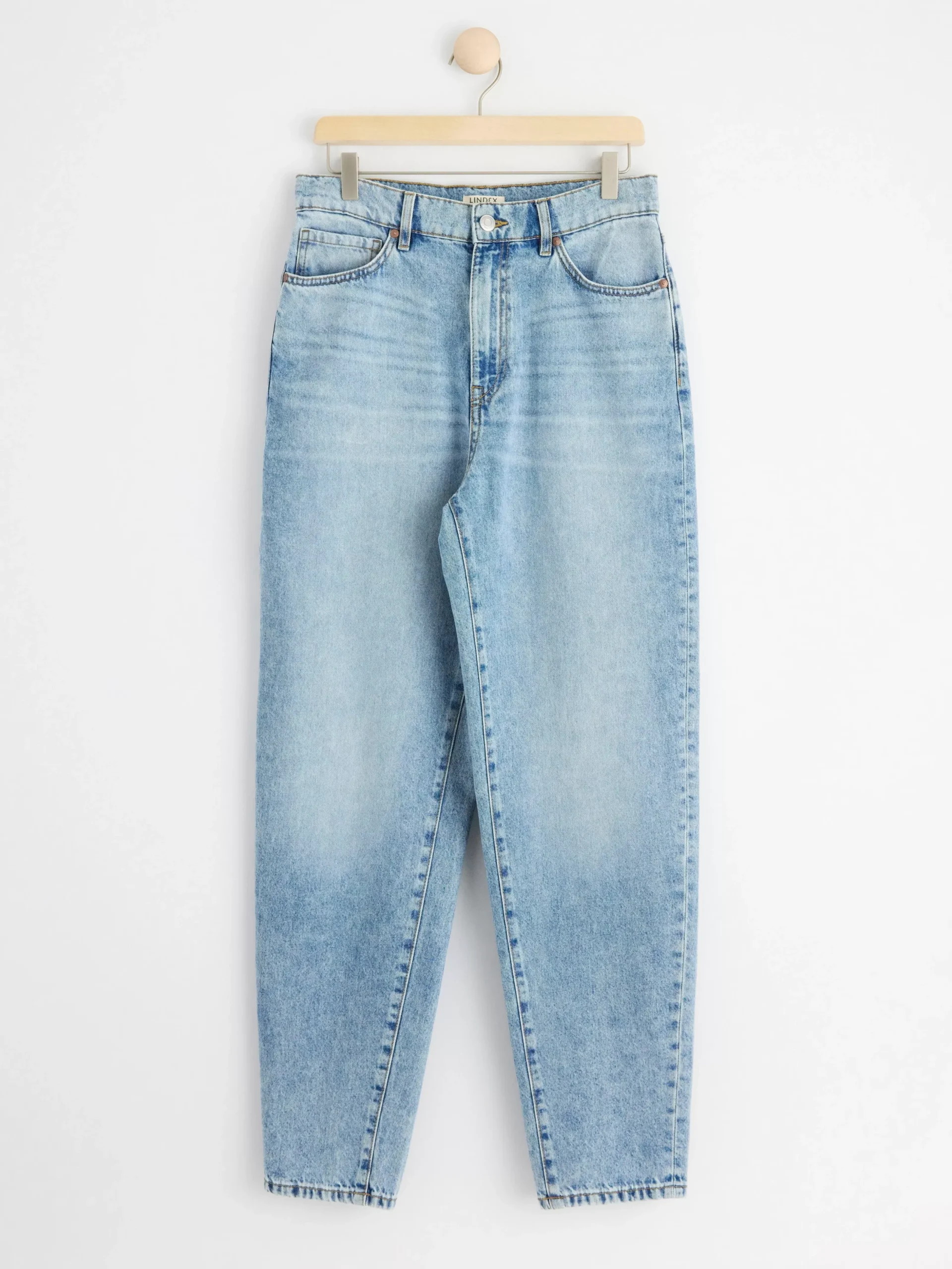 Jeans>Lindex Pam Mom High Waist Jeans Light Denim