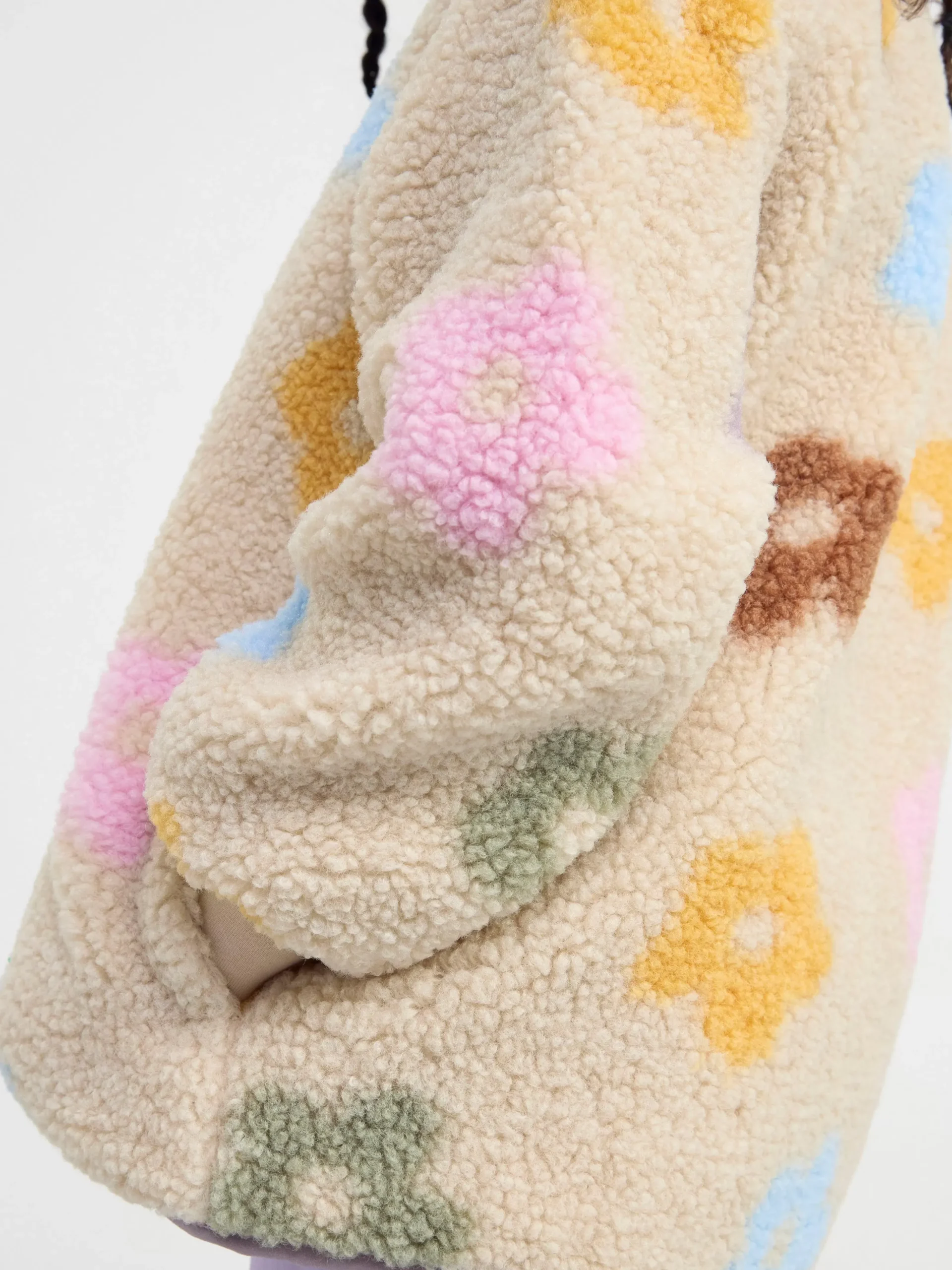 Ytterkläder>Lindex Pilejacka Med Monster Light Dusty Lilac