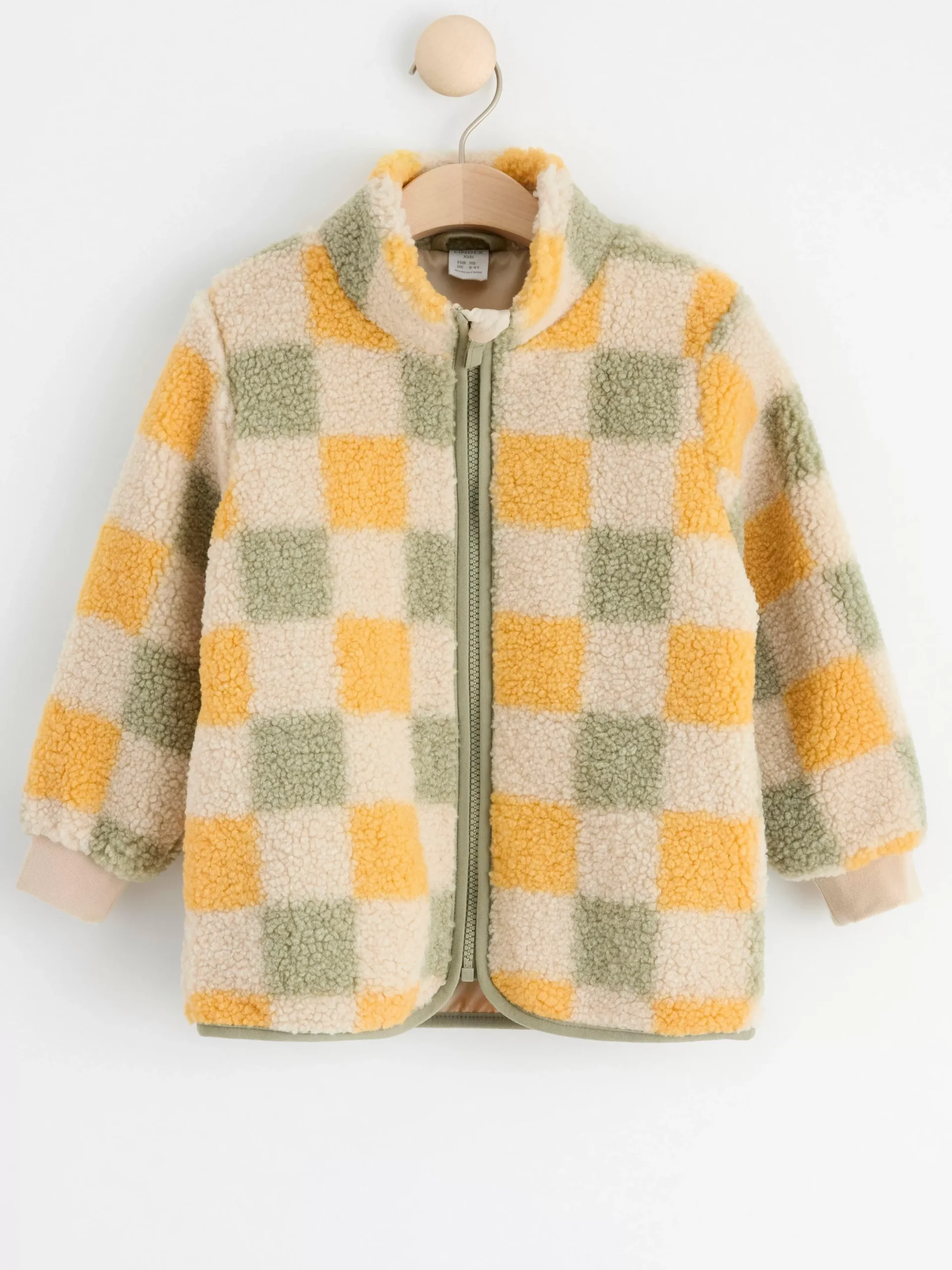 Ytterkläder>Lindex Pilejacka Med Monster Light Beige
