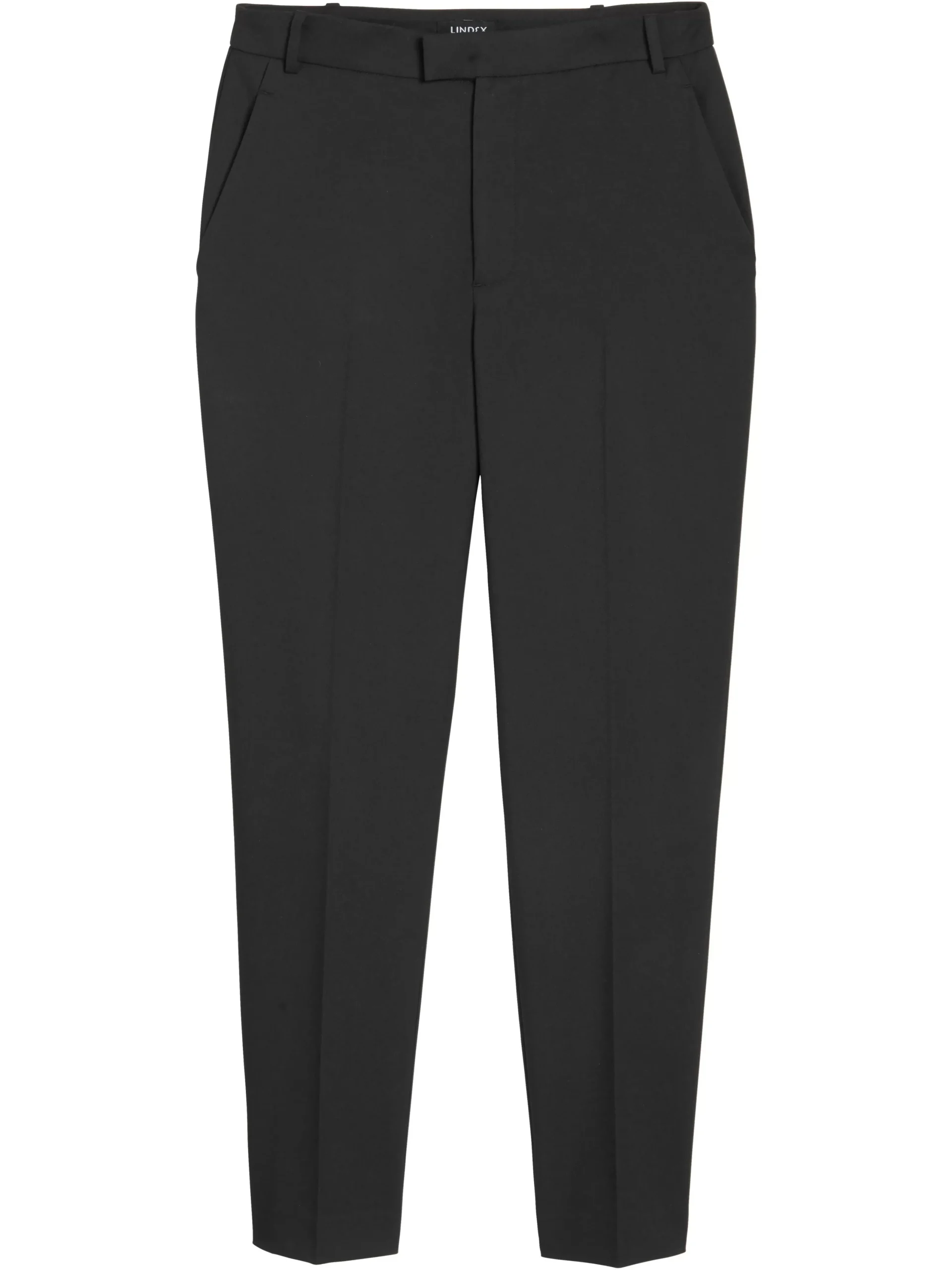 Byxor>Lindex Polly Croppade High Waist-Slacks Black