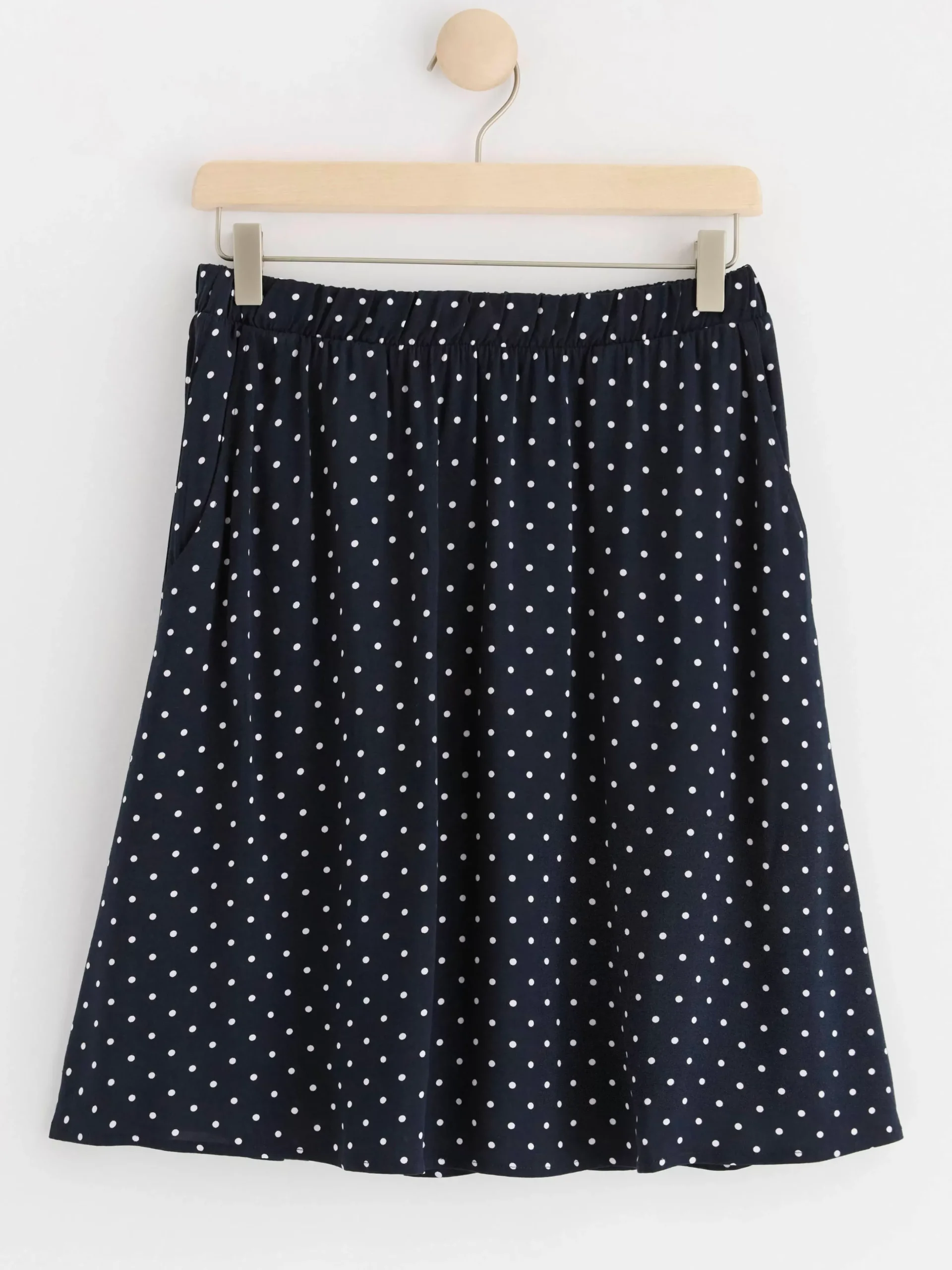 Kjolar>Lindex Prickig Minikjol Dark Navy