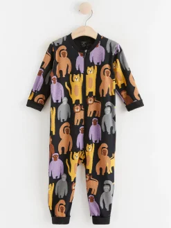 Pyjamas>Lindex Pyjamas Med Apor Off Black