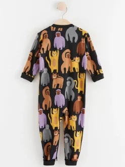 Pyjamas>Lindex Pyjamas Med Apor Off Black