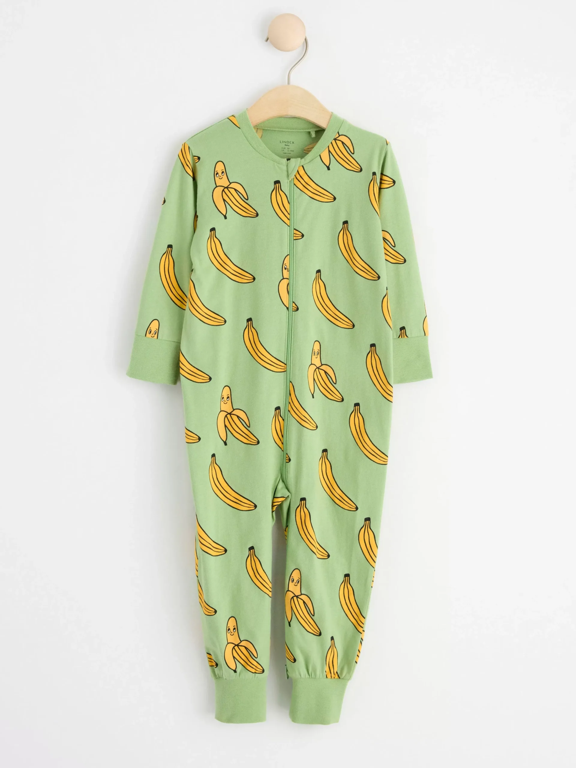 Pyjamas>Lindex Pyjamas Med Bananer Green