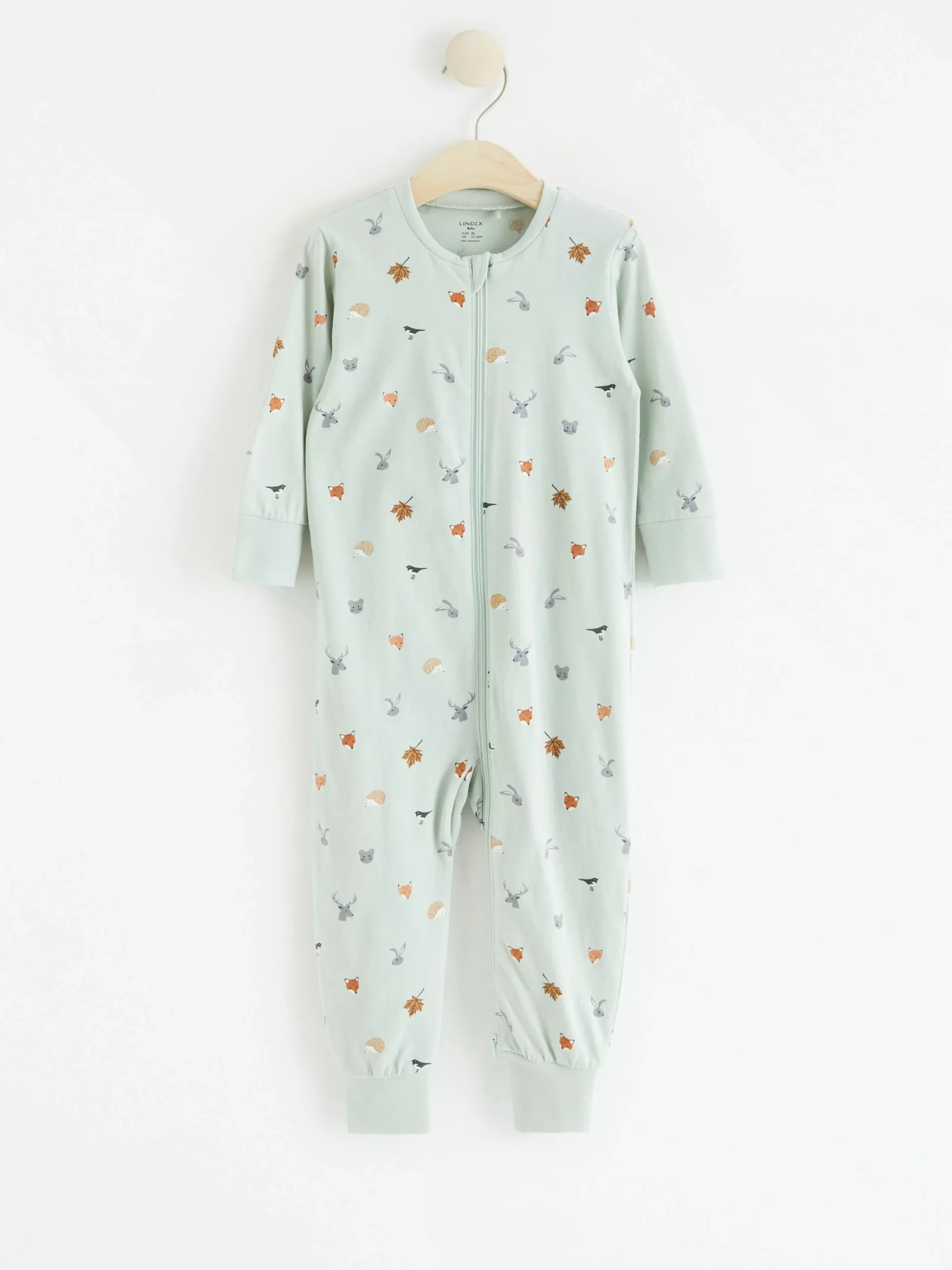 Pyjamas>Lindex Pyjamas Med Djur Light Aqua
