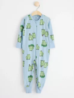 Pyjamas>Lindex Pyjamas Med Grodor Light Blue