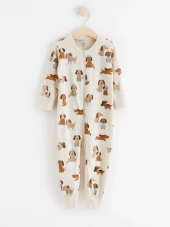 Pyjamas>Lindex Pyjamas Med Hundar Light Beige