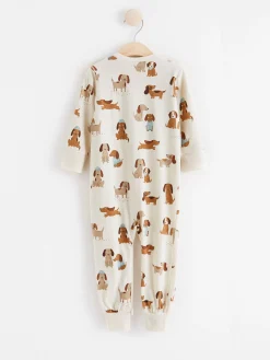 Pyjamas>Lindex Pyjamas Med Hundar Light Beige
