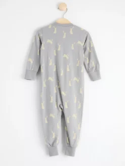 Pyjamas>Lindex Pyjamas Med Kaniner Light Grey