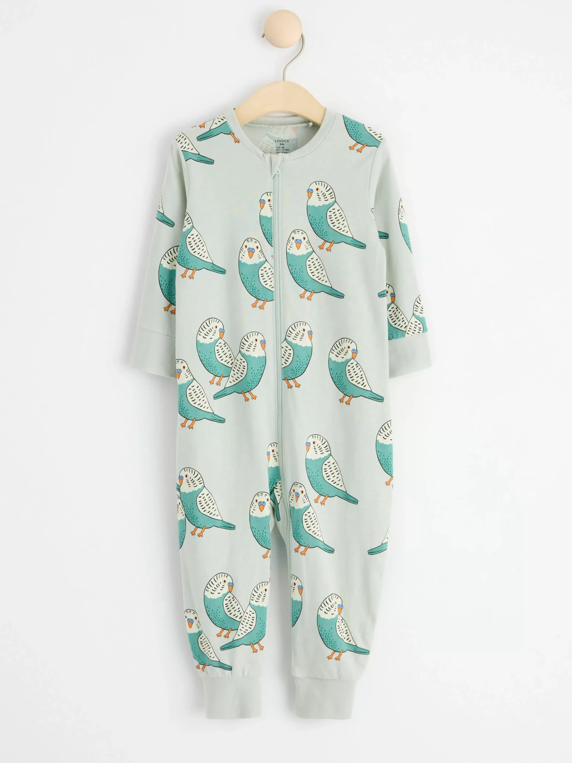 Pyjamas>Lindex Pyjamas Med Undulater Light Aqua