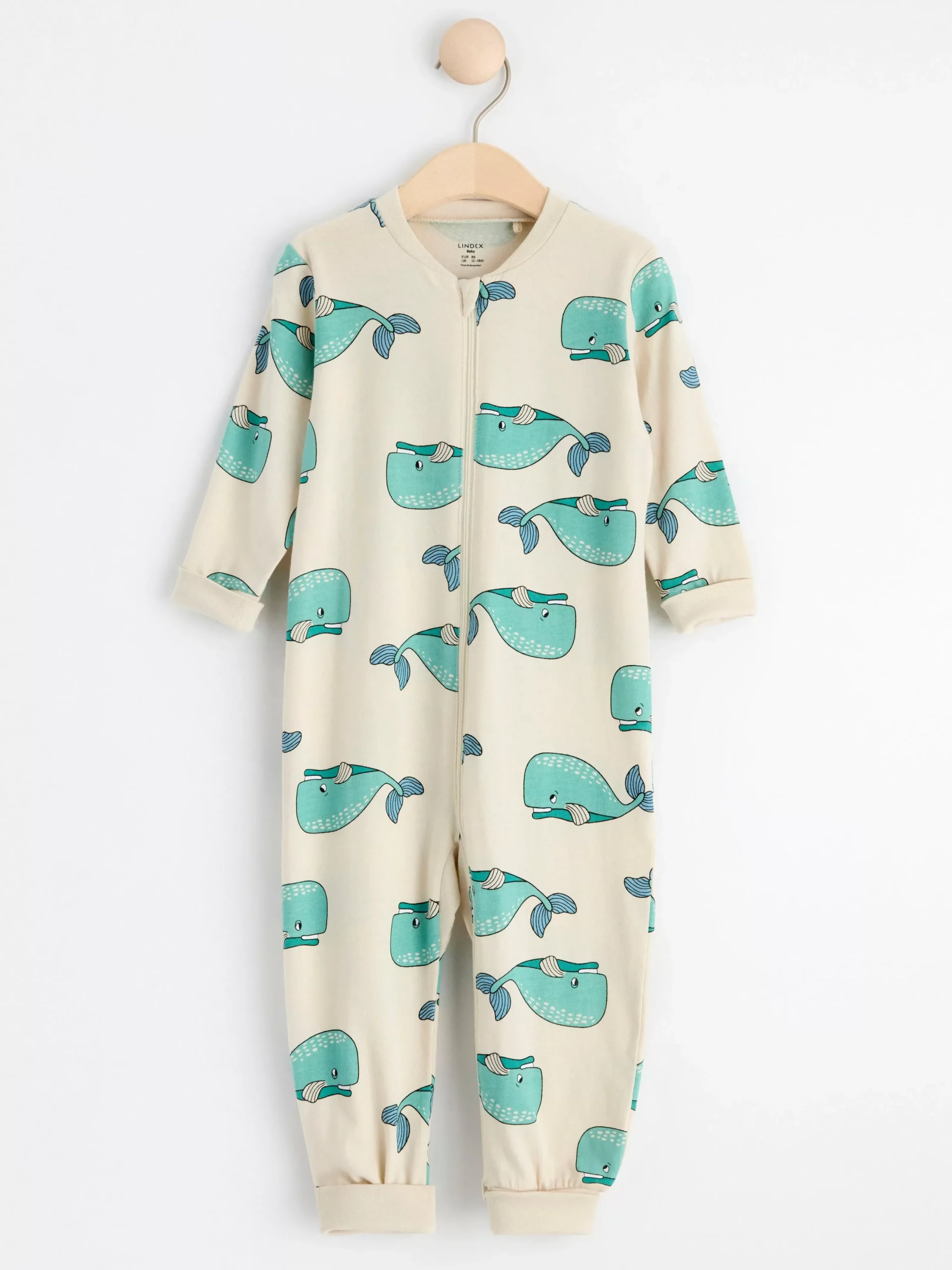 Pyjamas>Lindex Pyjamas Med Valar Light Beige
