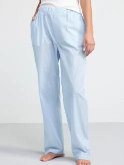 Nattplagg>Lindex Pyjamasbyxor I Bomull Blue