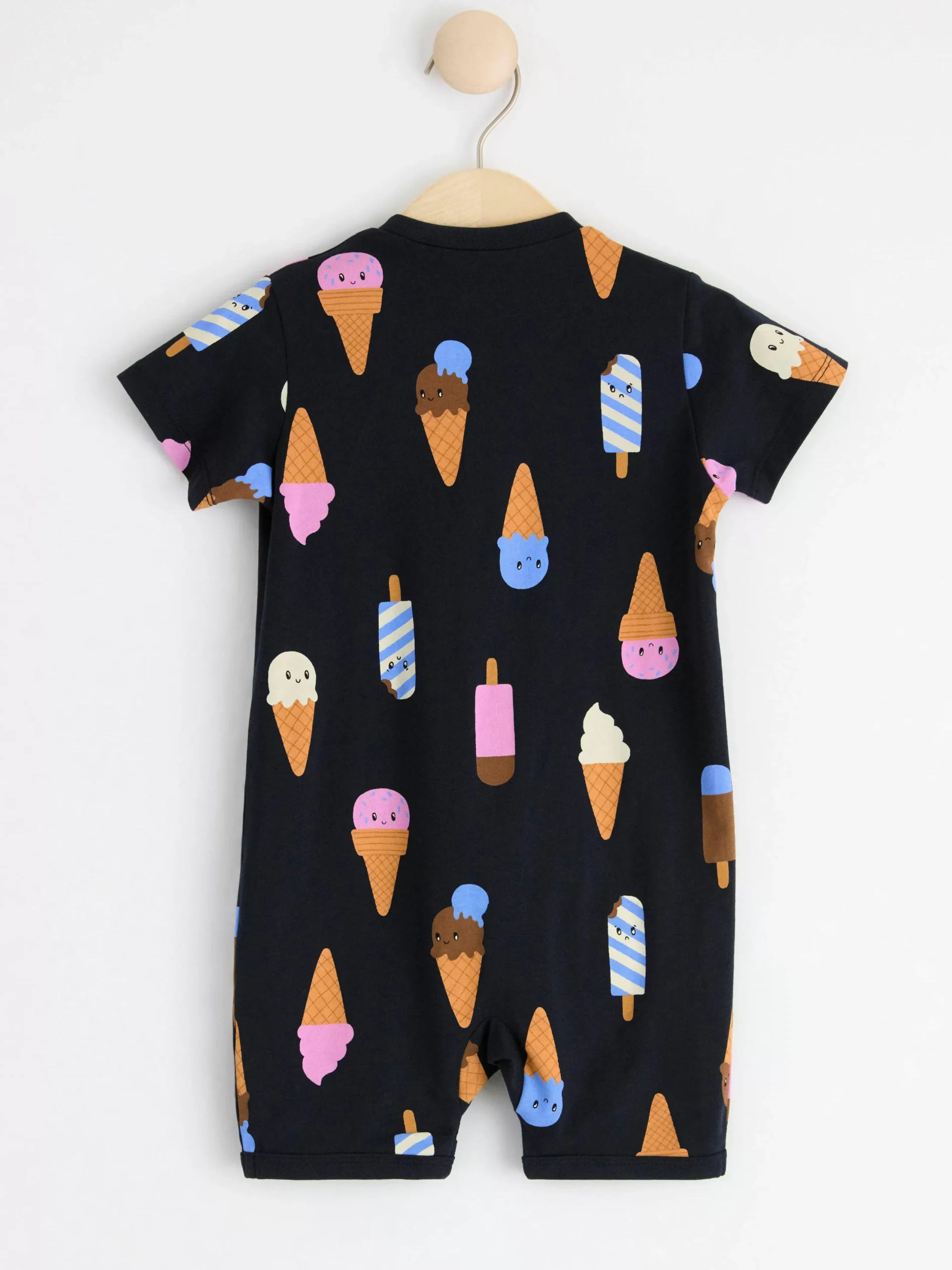 Pyjamas>Lindex Pyjamasromper Med Glassar Dark Navy