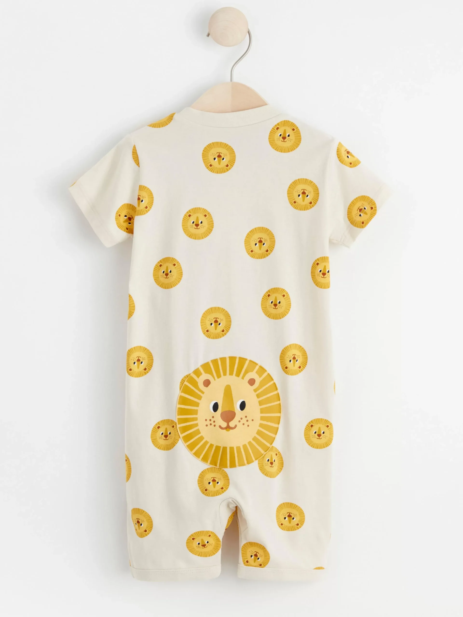Pyjamas>Lindex Pyjamasromper Med Lejon Light Beige