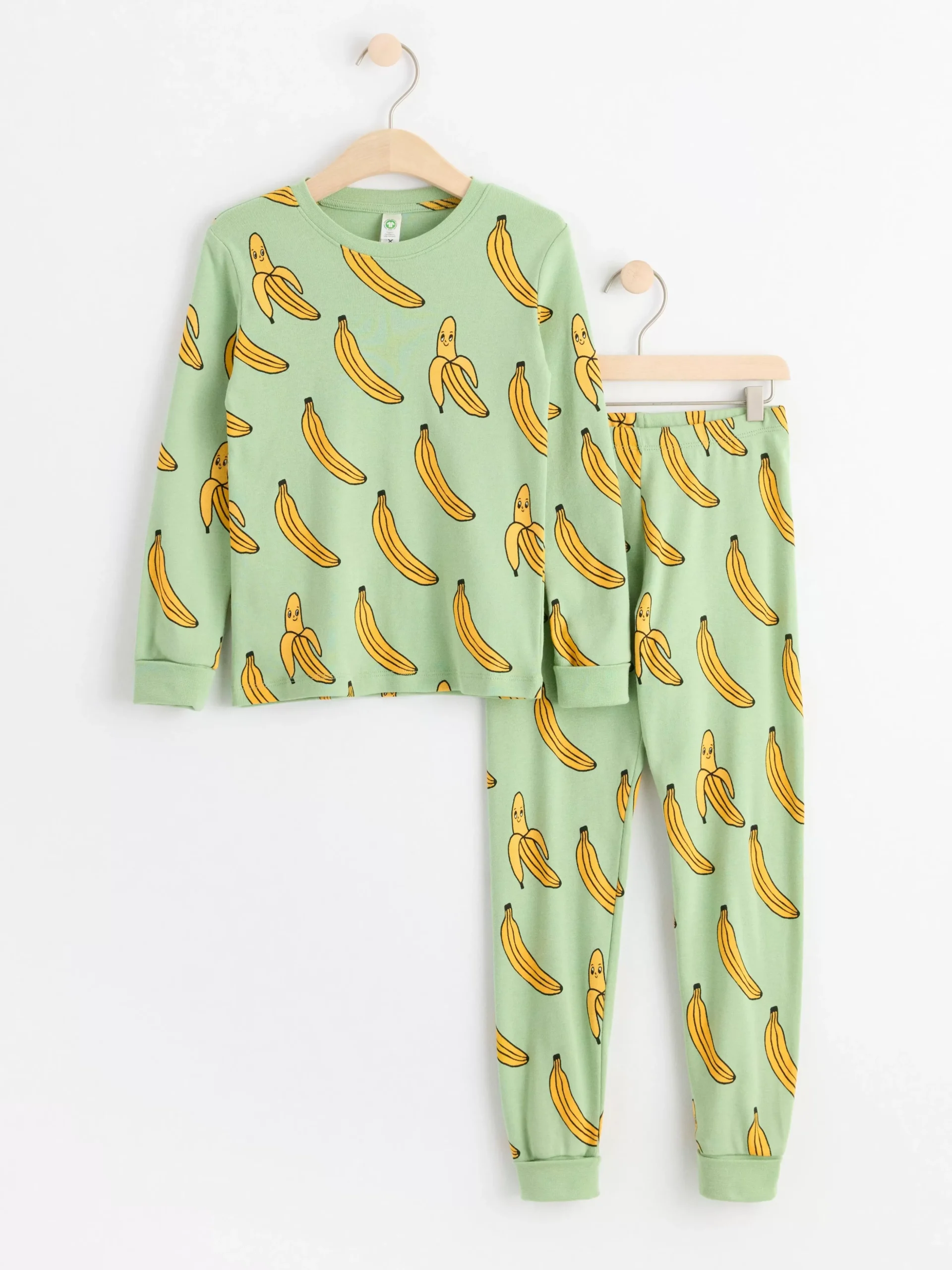 Nattplagg>Lindex Pyjamasset Med Bananer Green