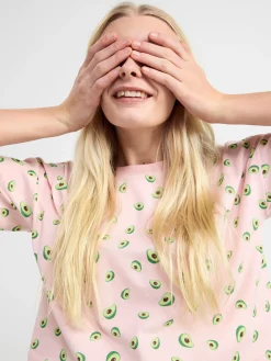 Nattplagg>Lindex Pyjamasset Med Topp Och Shorts Light Dusty Pink