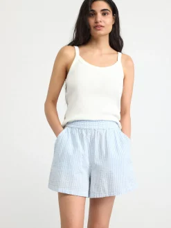 Nattplagg>Lindex Pyjamasshorts I Backebolja Blue