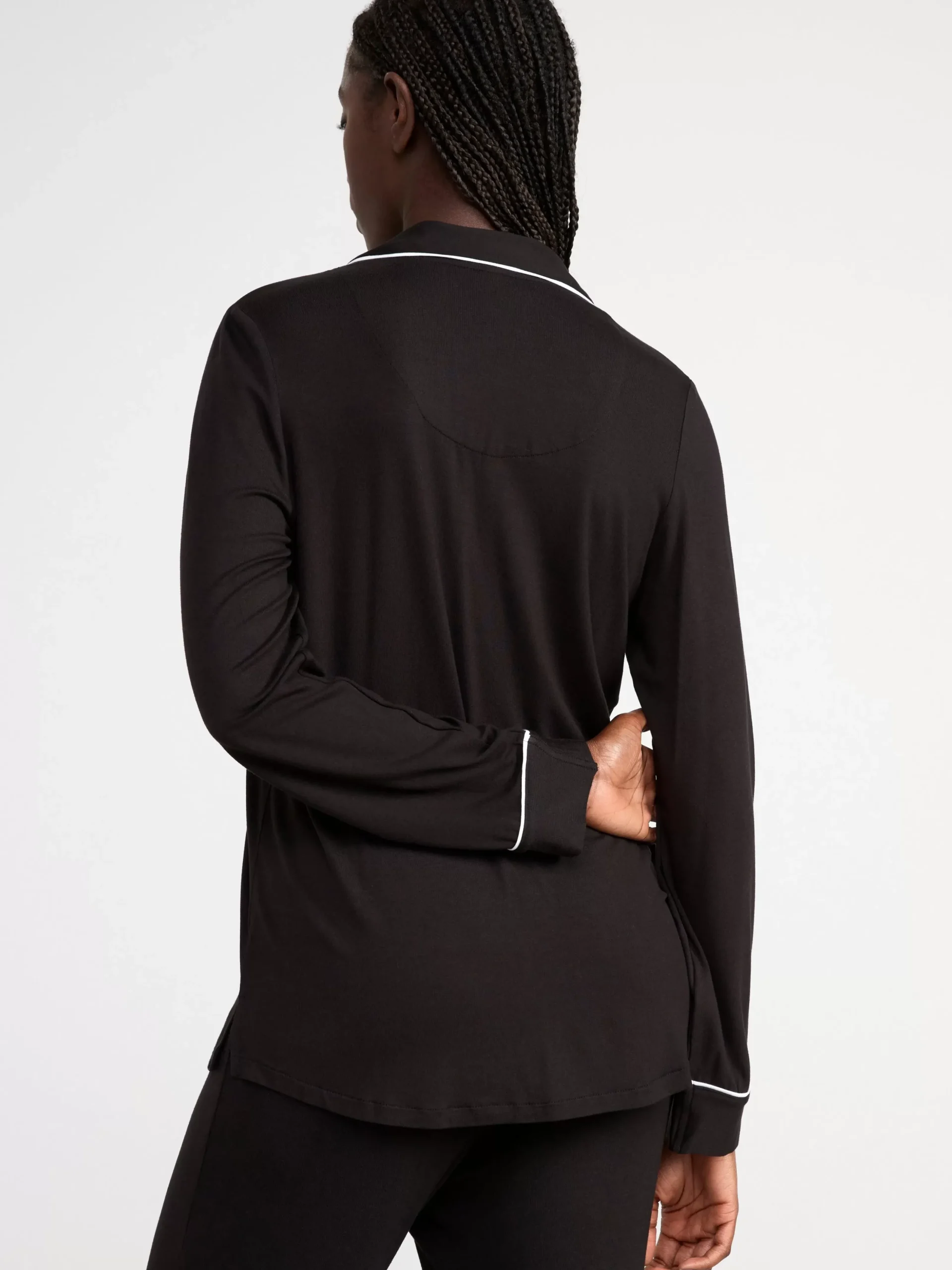 Nattplagg>Lindex Pyjamasskjorta I Mjuk Trika Black
