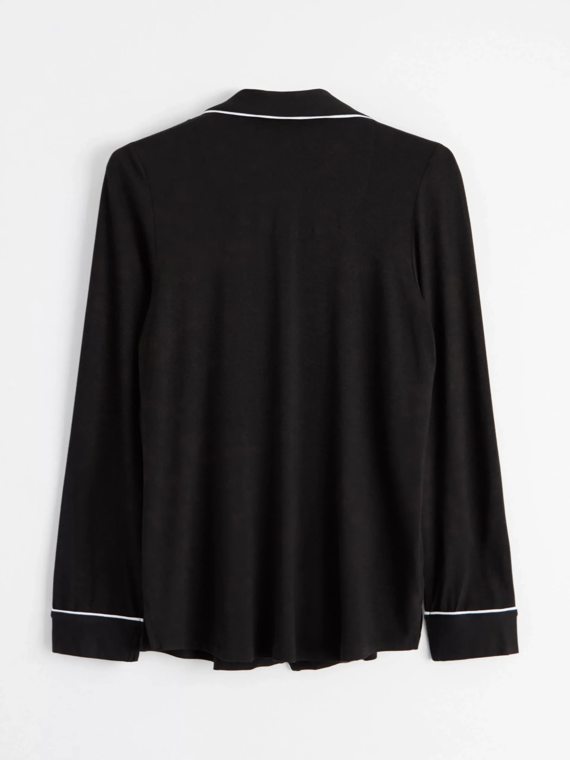 Nattplagg>Lindex Pyjamasskjorta I Mjuk Trika Black