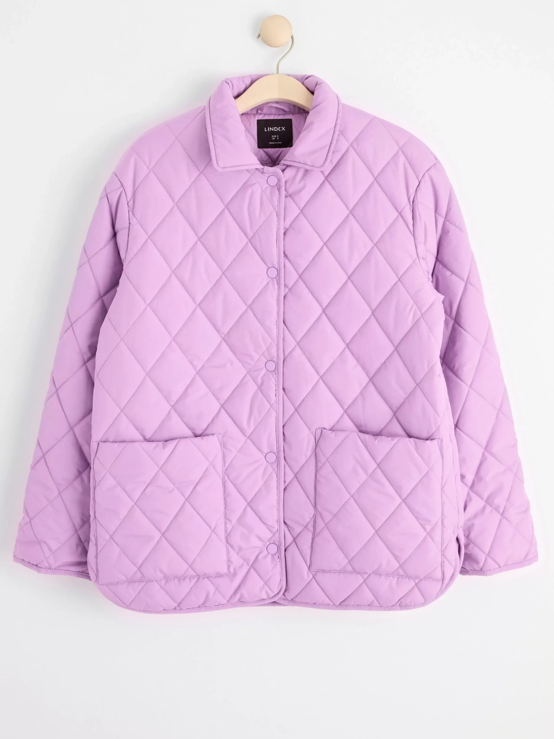 Ytterkläder>Lindex Quiltad Jacka Dusty Lilac