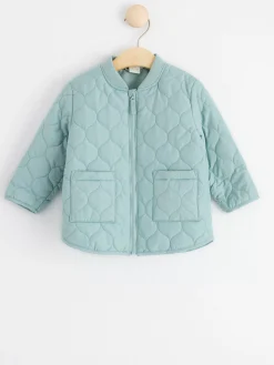 Ytterkläder>Lindex Quiltad Jacka Light Dusty Aqua