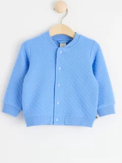 Tröjor & Cardigans>Lindex Quiltad Trikatroja Med Knappar Light Blue