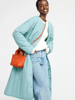 Ytterkläder>Lindex Quiltad Vattenavvisande Kappa Light Dusty Turquoise