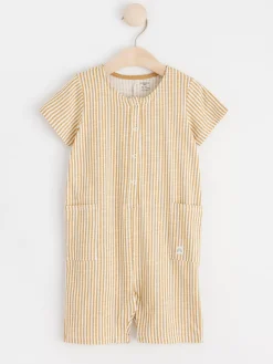 Jumpsuits & Onesies>Lindex Randig Romper I Trika Beige