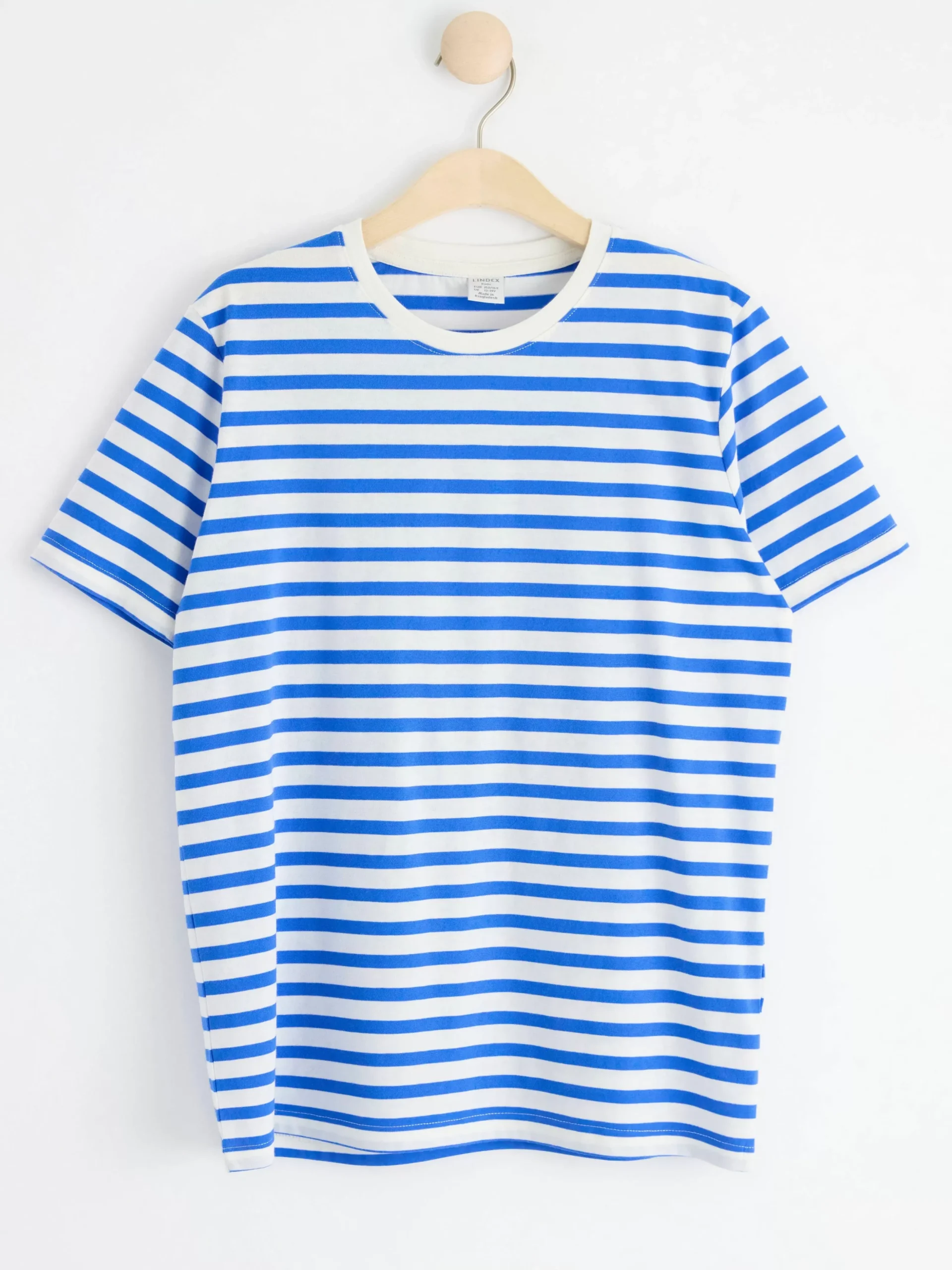 Toppar & T-Shirts>Lindex Randig T-Shirt Blue