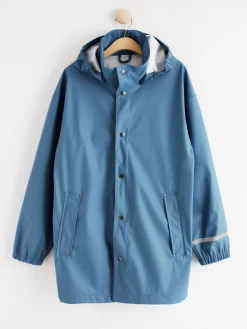 Ytterkläder>Lindex Regnkappa Med Reflekterande Detaljer Blue