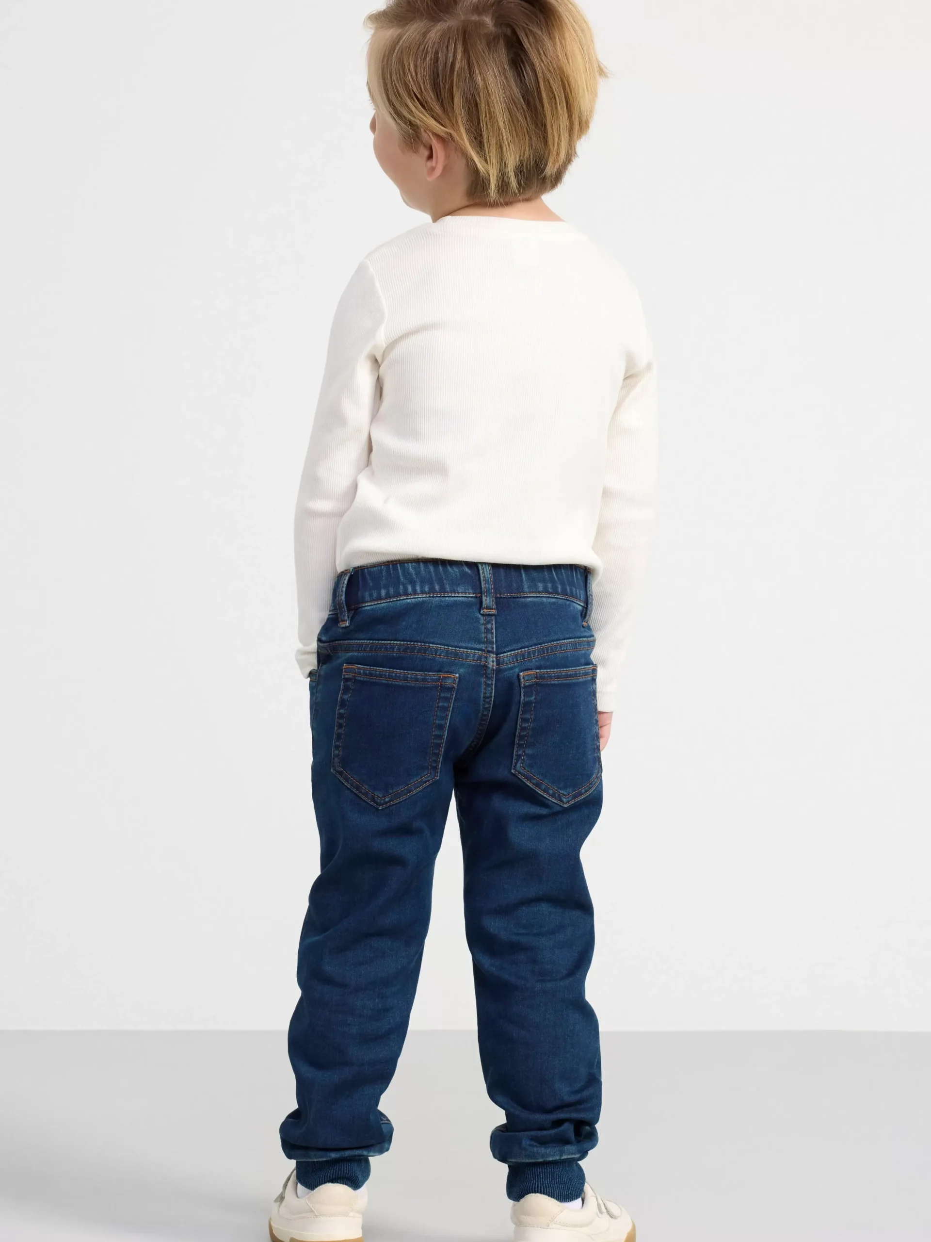 Jeans>Lindex Regular Fit Jeans Med Borstad Insida Denim