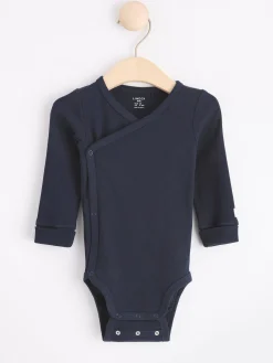 Bodies>Lindex Ribbad Omlottbody Dark Navy