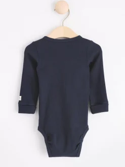Bodies>Lindex Ribbad Omlottbody Dark Navy