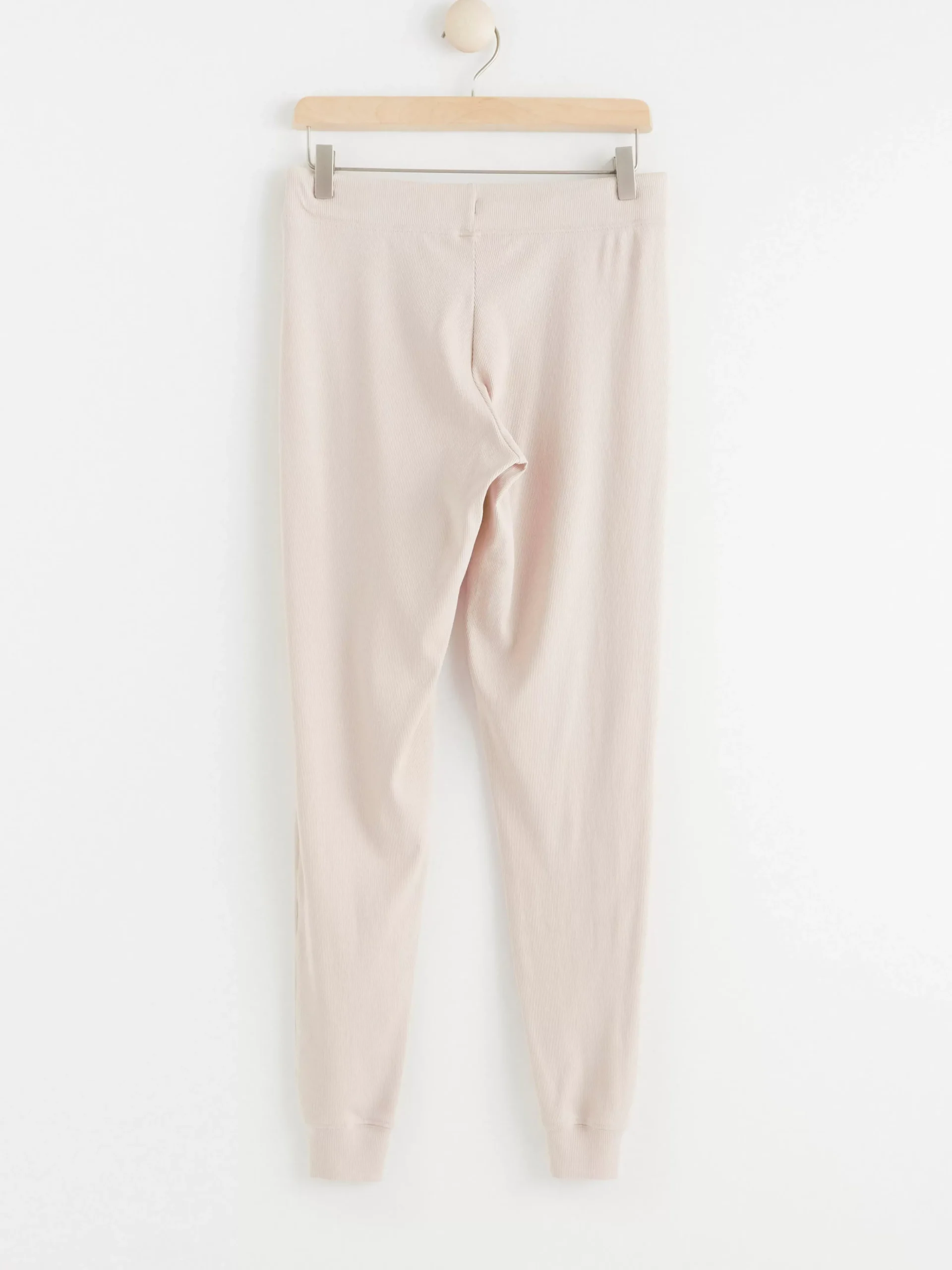 Nattplagg>Lindex Ribbad Pyjamasbyxa Light Beige