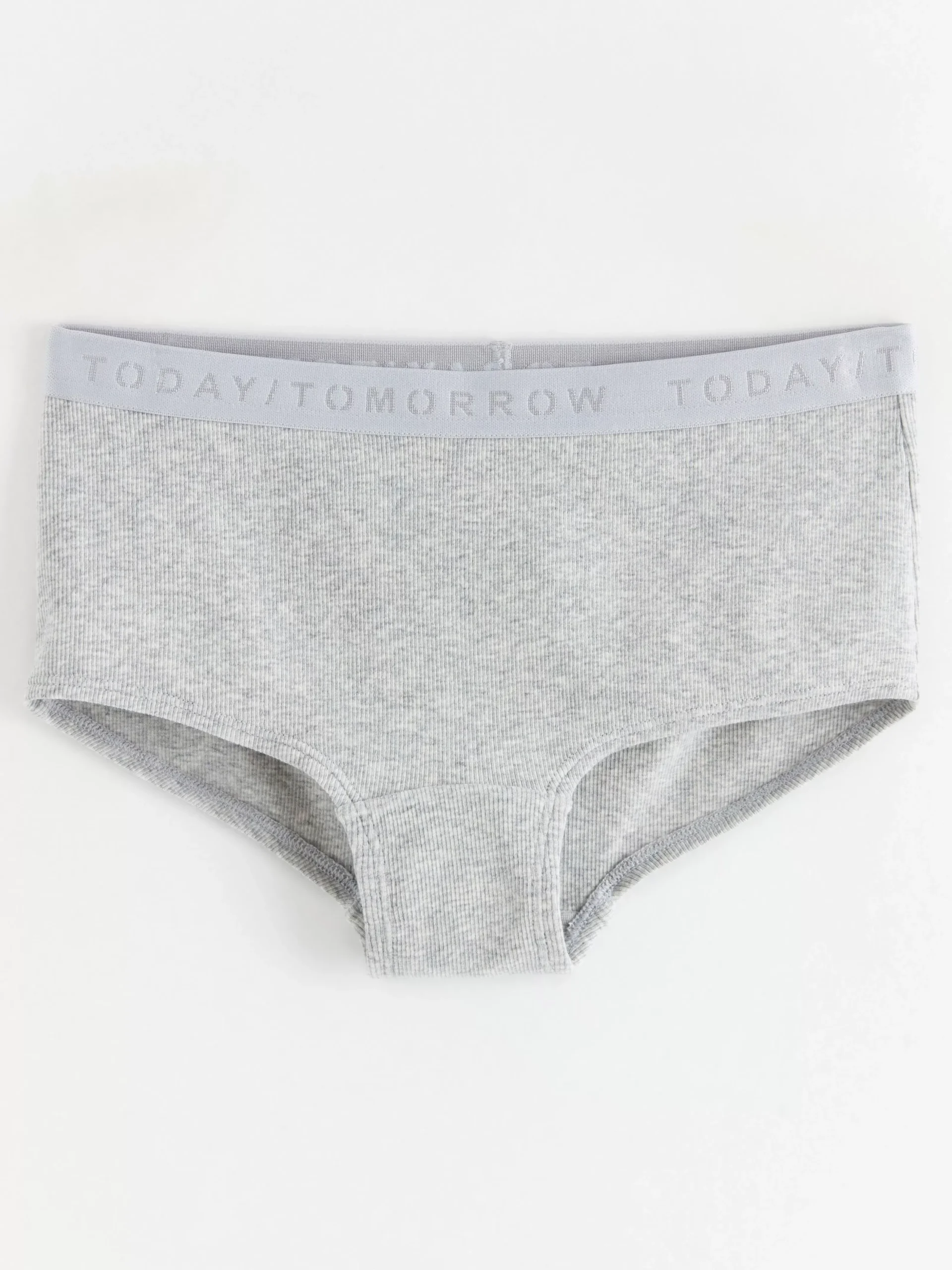 Underkläder>Lindex Ribbad Trosa Lt Grey Melange