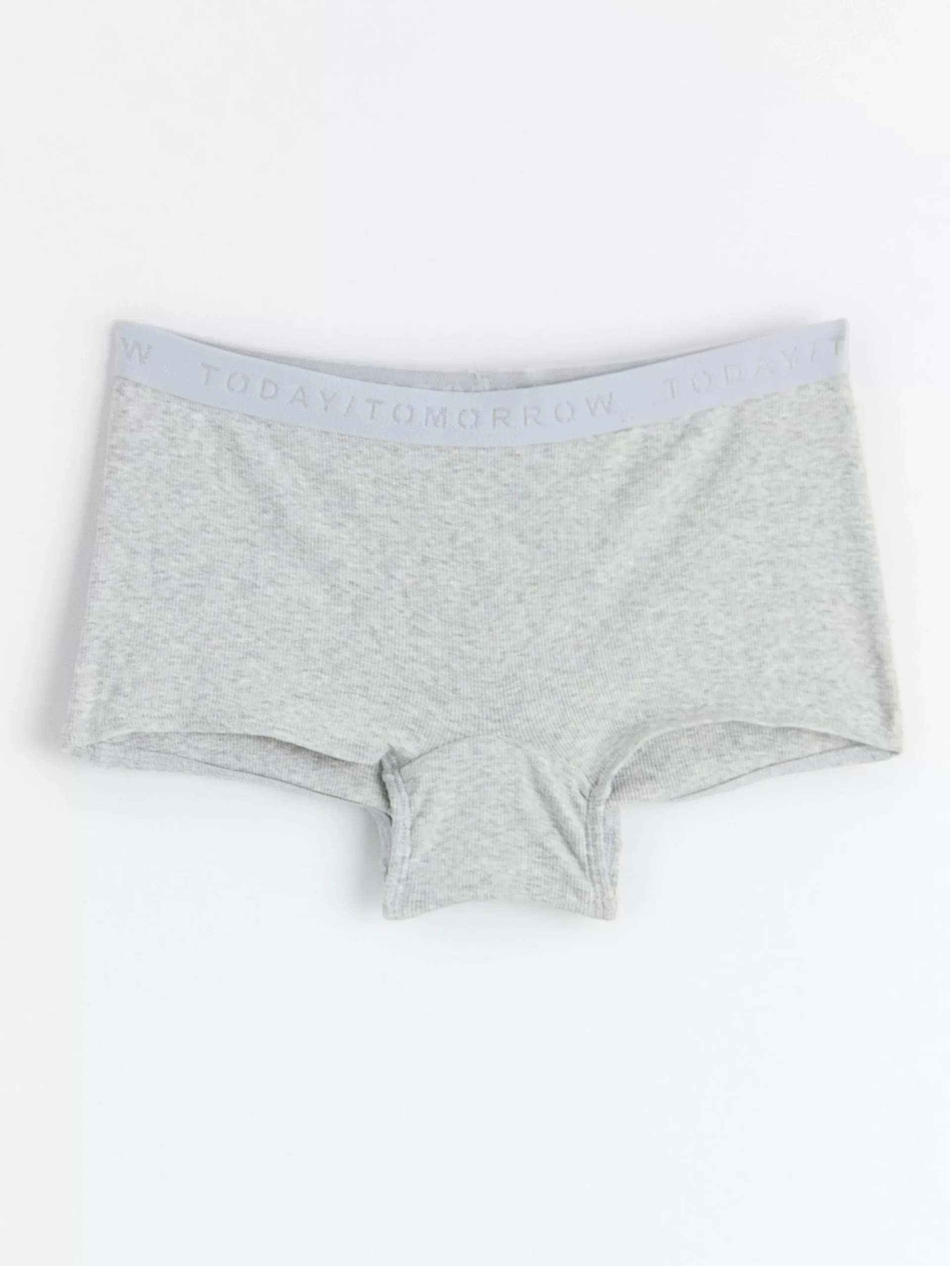 Underkläder>Lindex Ribbad Trosa Lt Grey Melange