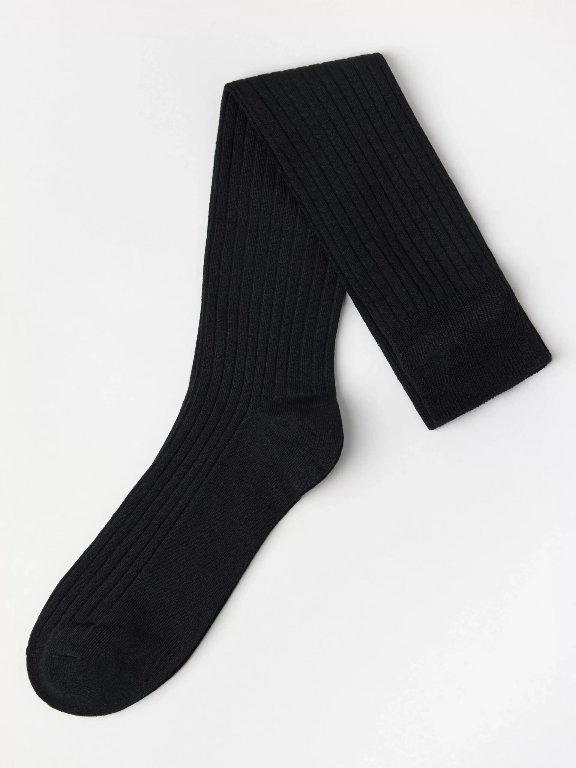 Strumpor>Lindex Ribbade Knastrumpor Black