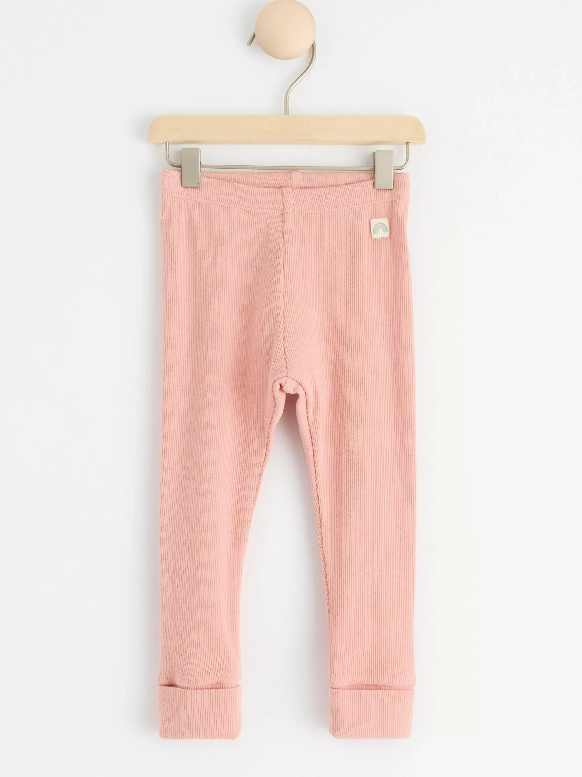 Byxor & Leggings>Lindex Ribbade Leggings Pink