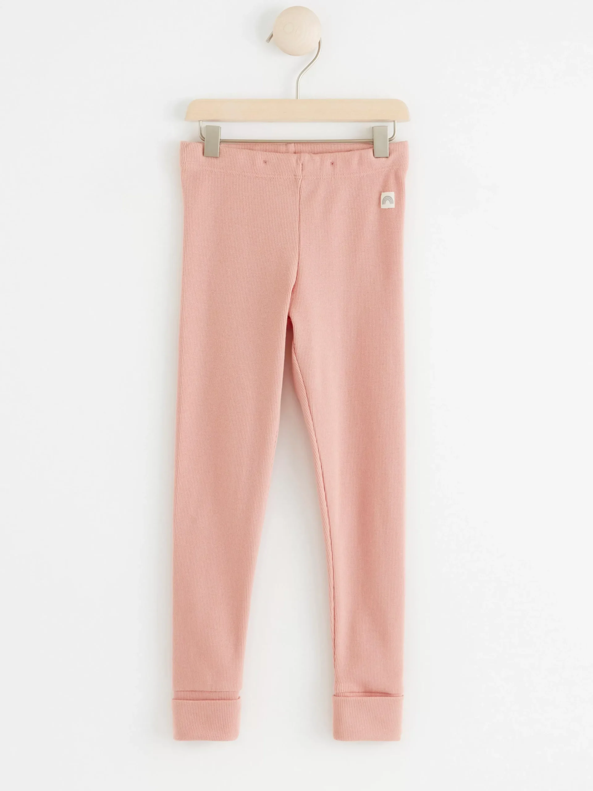 Byxor & Leggings>Lindex Ribbade Leggings Pink