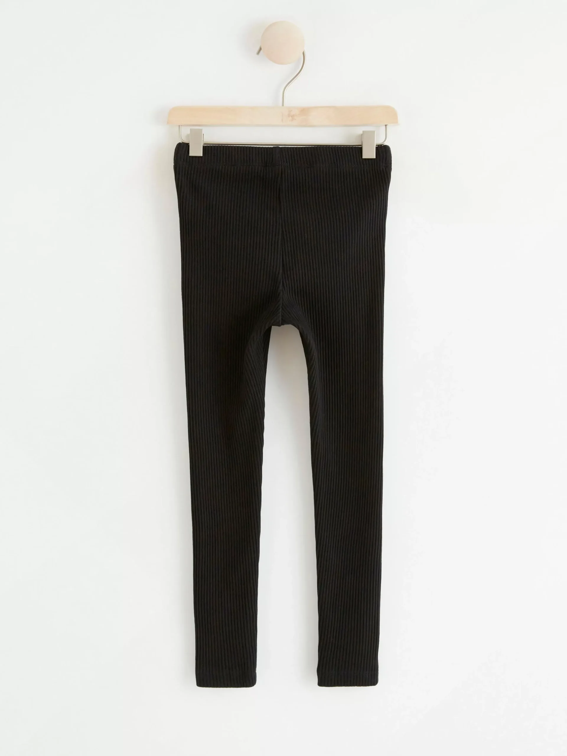 Byxor & Leggings>Lindex Ribbade Leggings Black