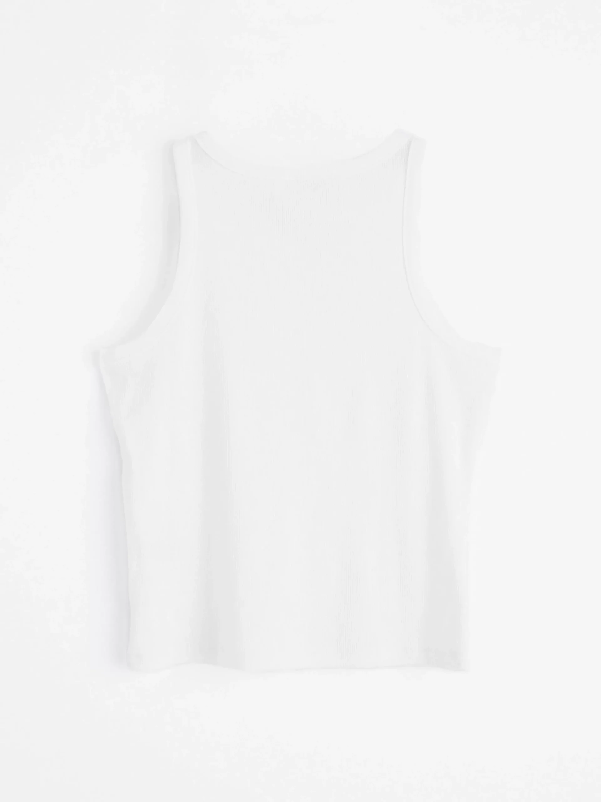 Toppar & T-Shirts>Lindex Ribbat Linne Off White