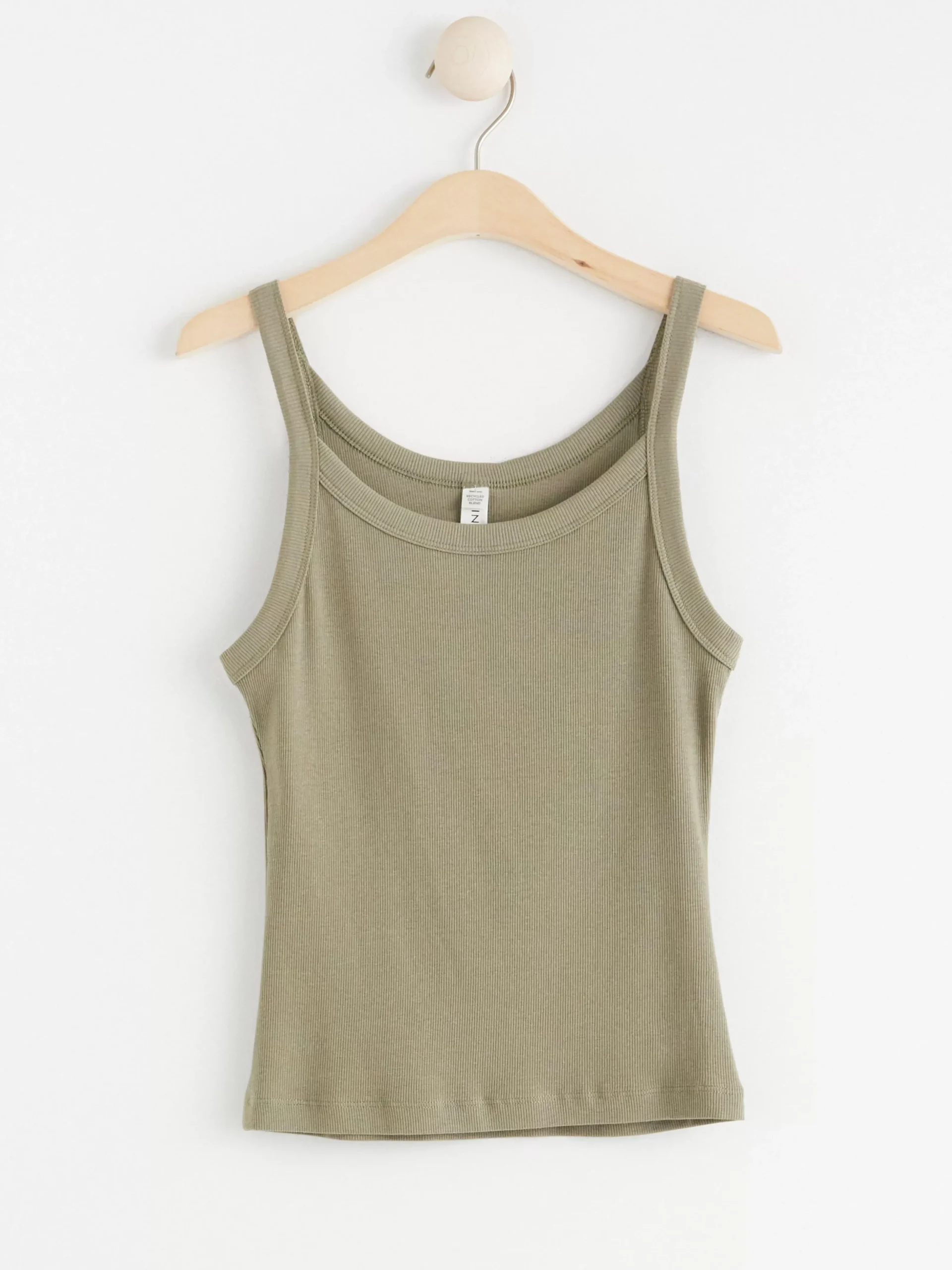 Nattplagg>Lindex Ribbat Pyjamaslinne Khaki