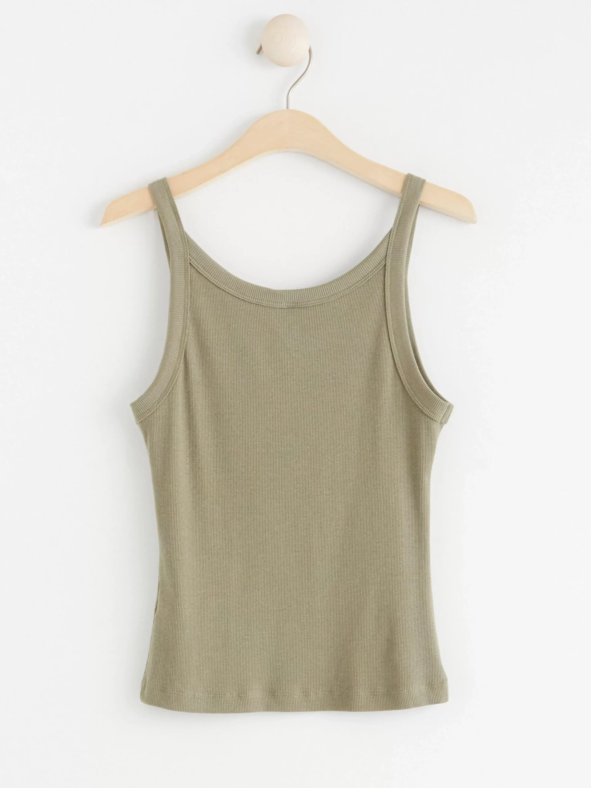 Nattplagg>Lindex Ribbat Pyjamaslinne Khaki
