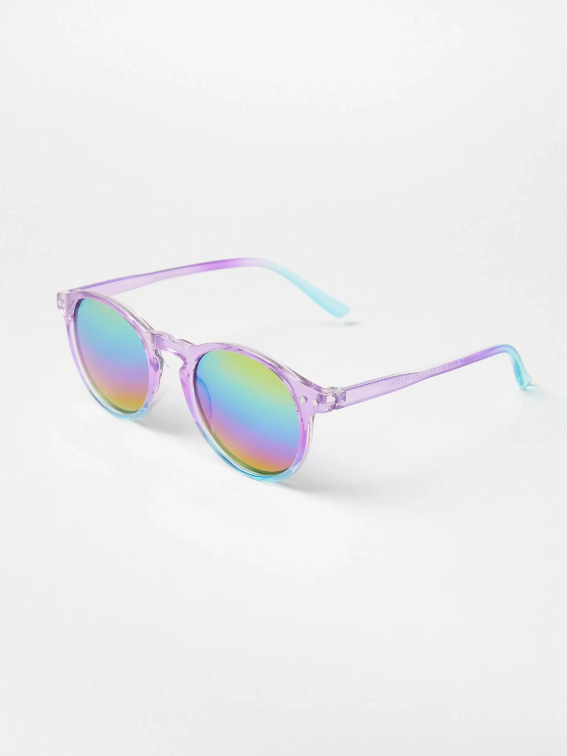 Accessoarer>Lindex Runda Solglasogon Light Pink